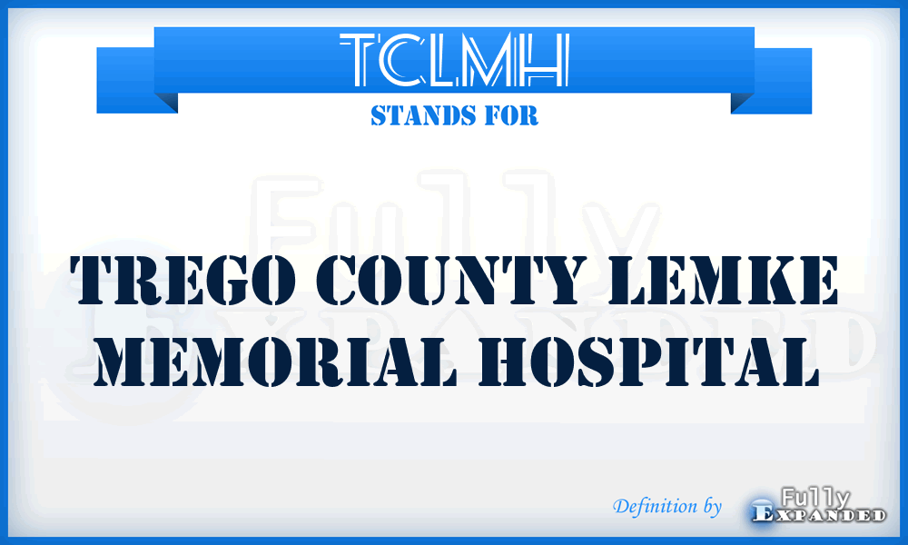 TCLMH - Trego County Lemke Memorial Hospital