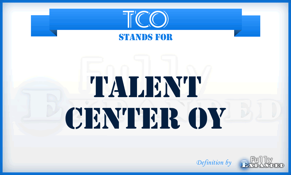 TCO - Talent Center Oy