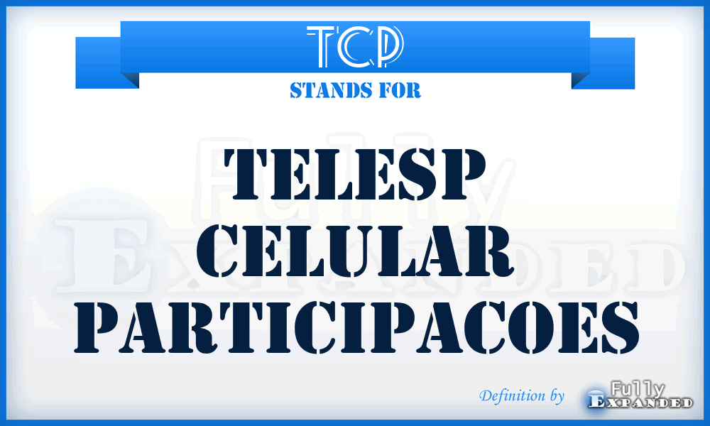 TCP - Telesp Celular Participacoes