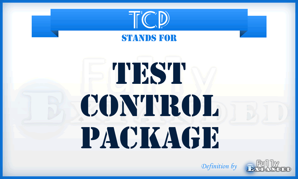 TCP - Test Control Package