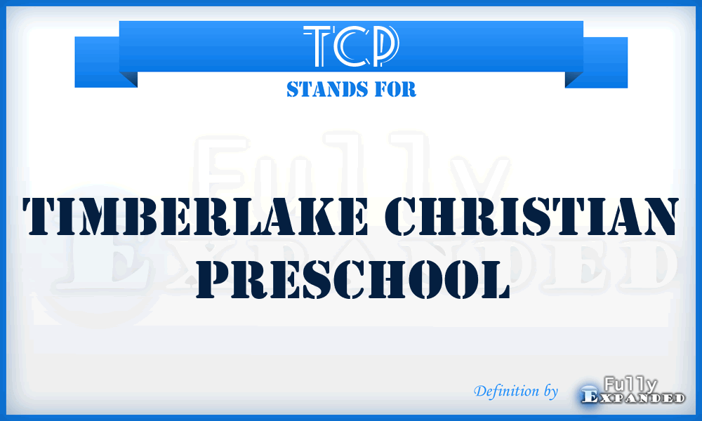 TCP - Timberlake Christian Preschool