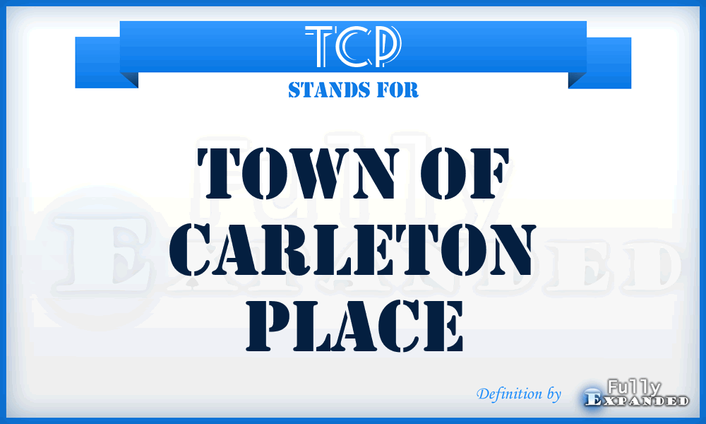 TCP - Town of Carleton Place