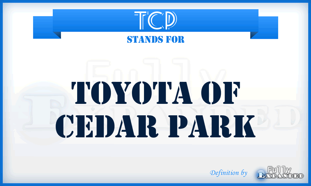 TCP - Toyota of Cedar Park