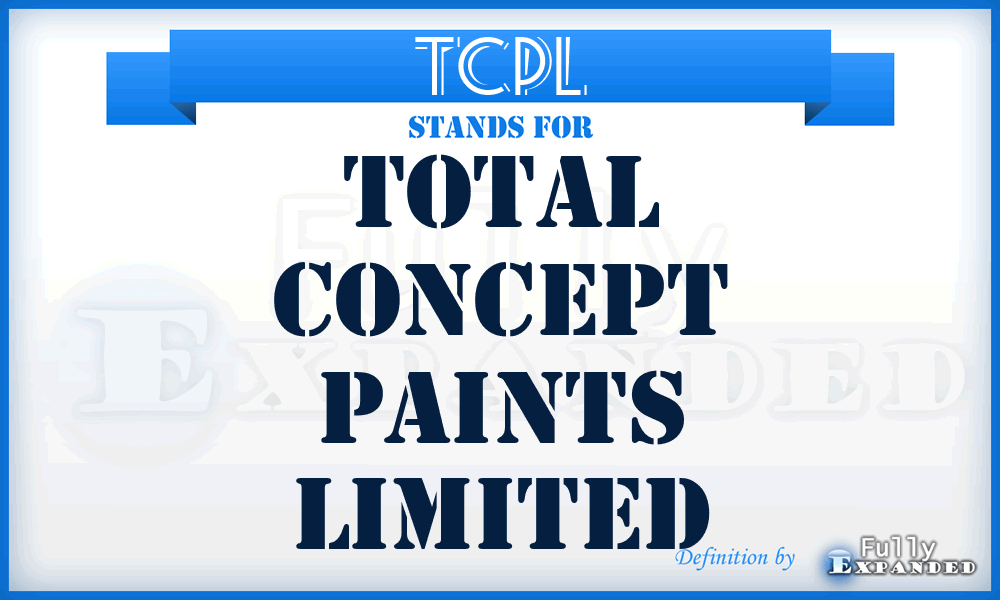 TCPL - Total Concept Paints Limited