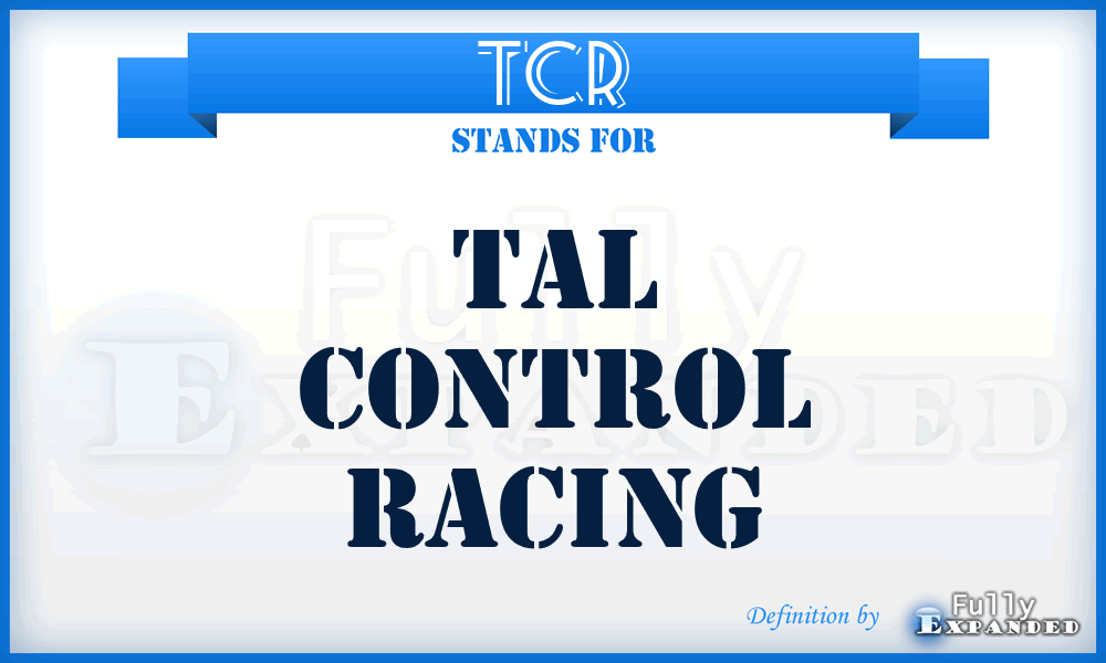 TCR - tal control racing