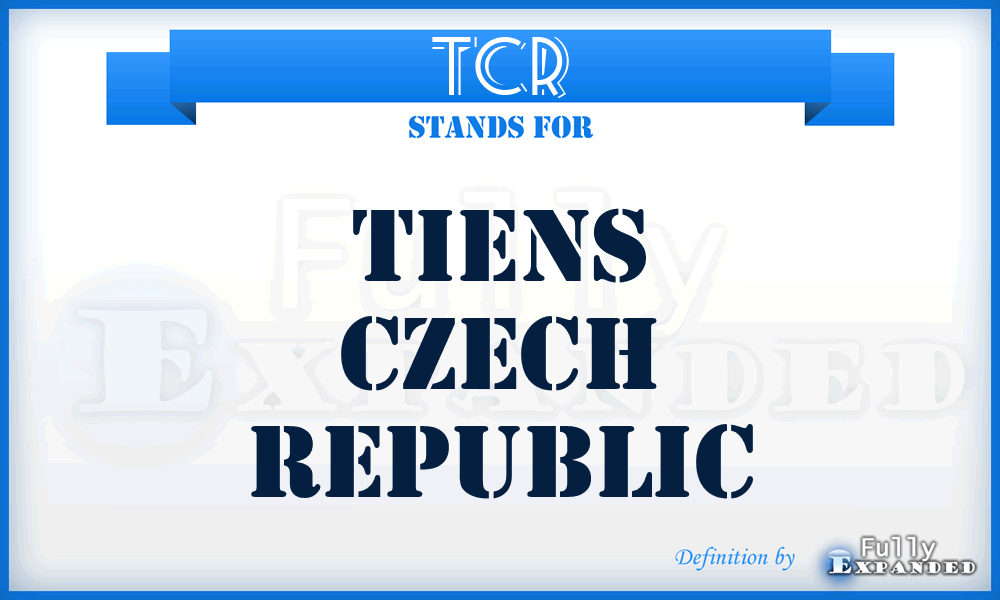 TCR - Tiens Czech Republic