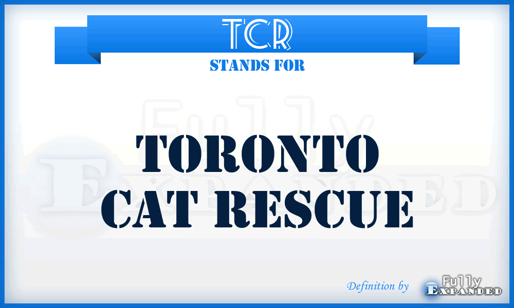 TCR - Toronto Cat Rescue