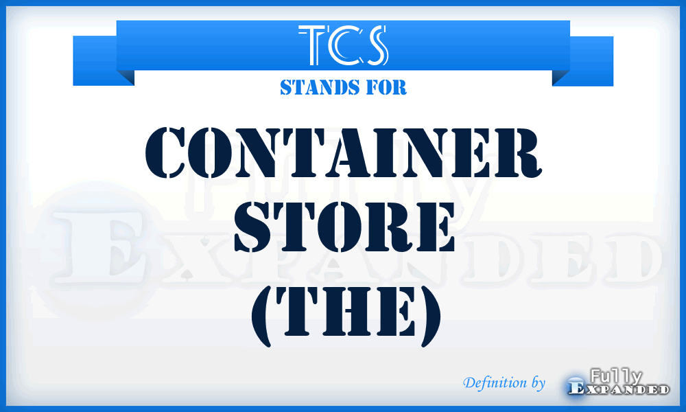 TCS - Container Store (The)