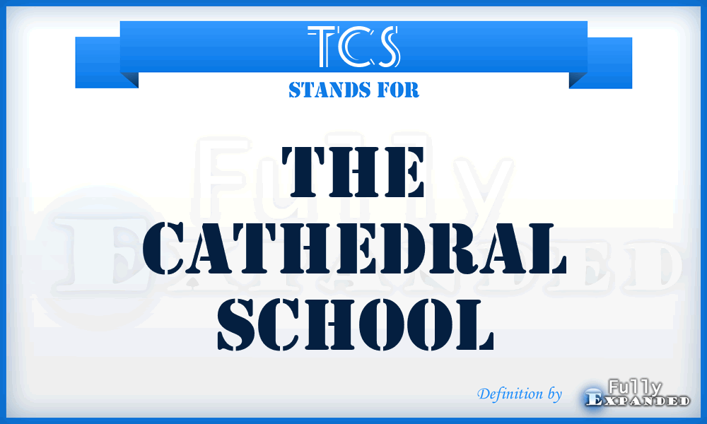 TCS - The Cathedral School