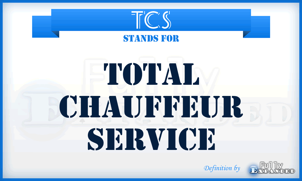 TCS - Total Chauffeur Service