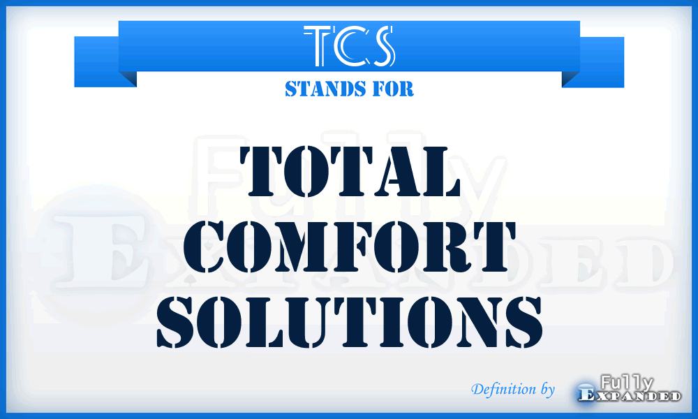 TCS - Total Comfort Solutions