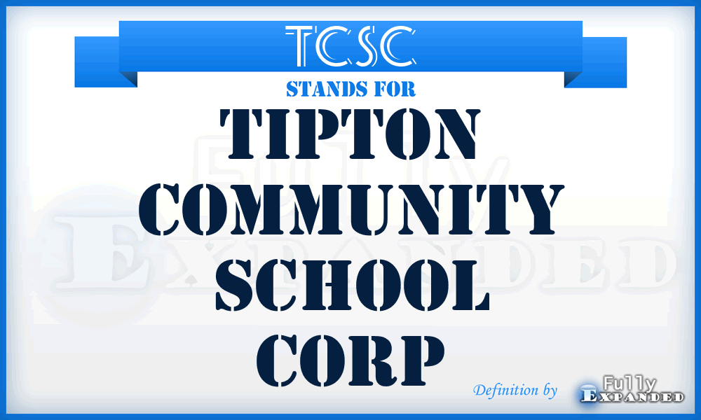 TCSC - Tipton Community School Corp