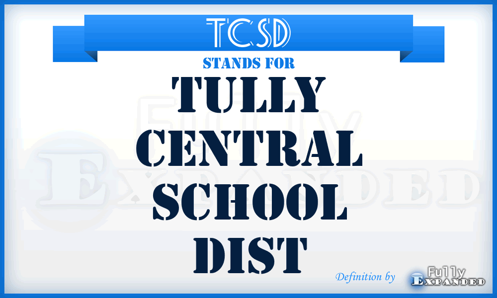 TCSD - Tully Central School Dist