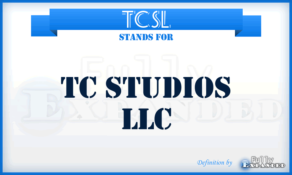 TCSL - TC Studios LLC