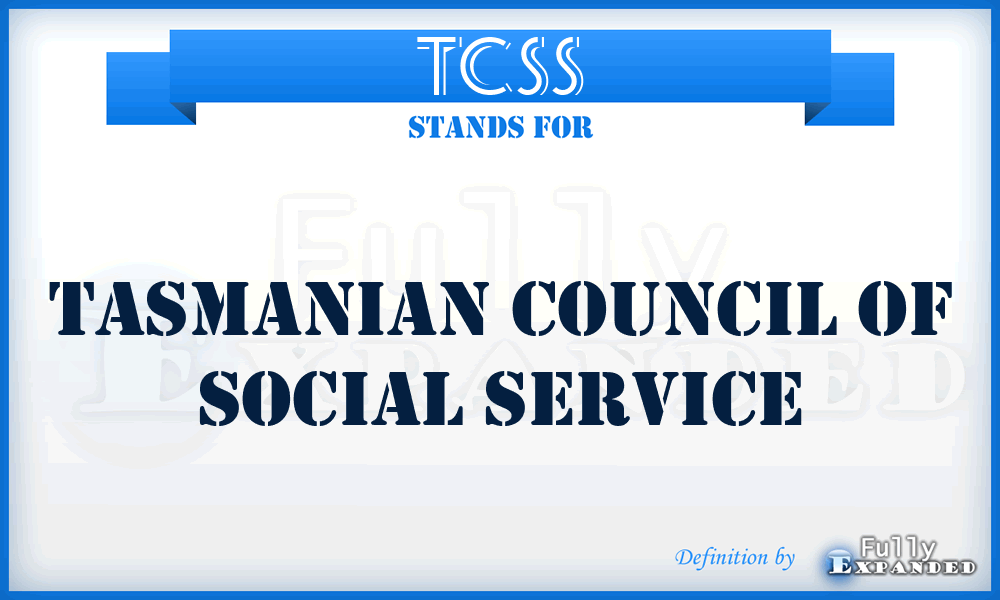 TCSS - Tasmanian Council of Social Service