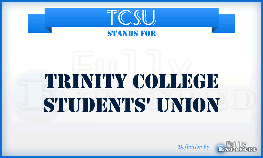 TCSU - Trinity College Students' Union