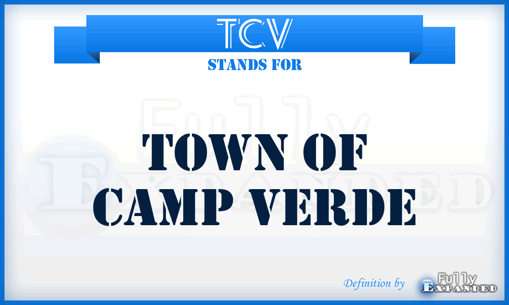TCV - Town of Camp Verde
