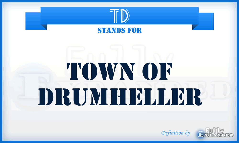TD - Town of Drumheller