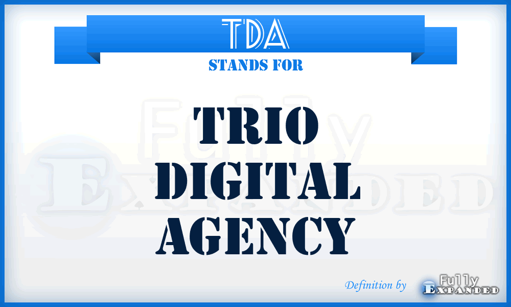 TDA - Trio Digital Agency