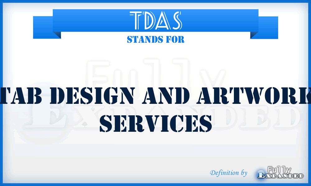 TDAS - Tab Design and Artwork Services
