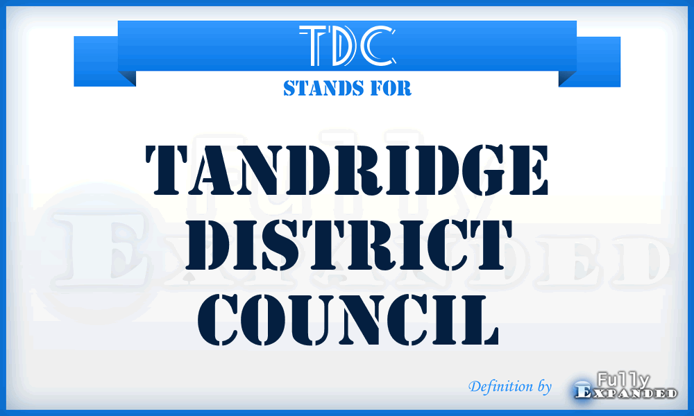 TDC - Tandridge District Council