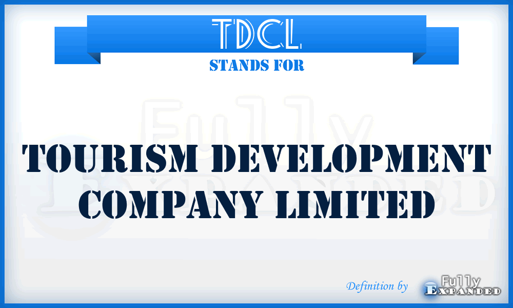 TDCL - Tourism Development Company Limited