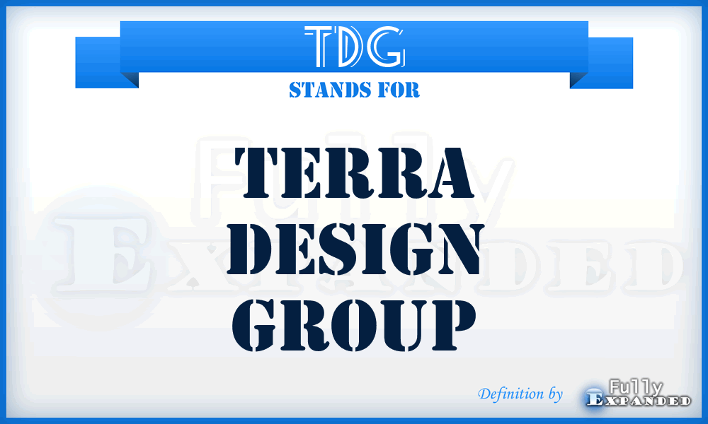 TDG - Terra Design Group