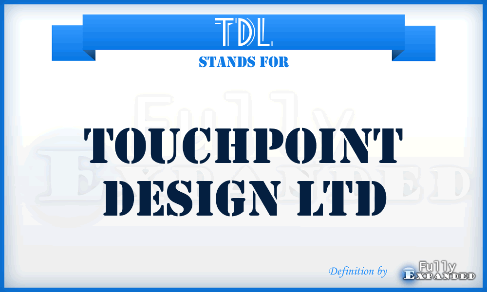 TDL - Touchpoint Design Ltd