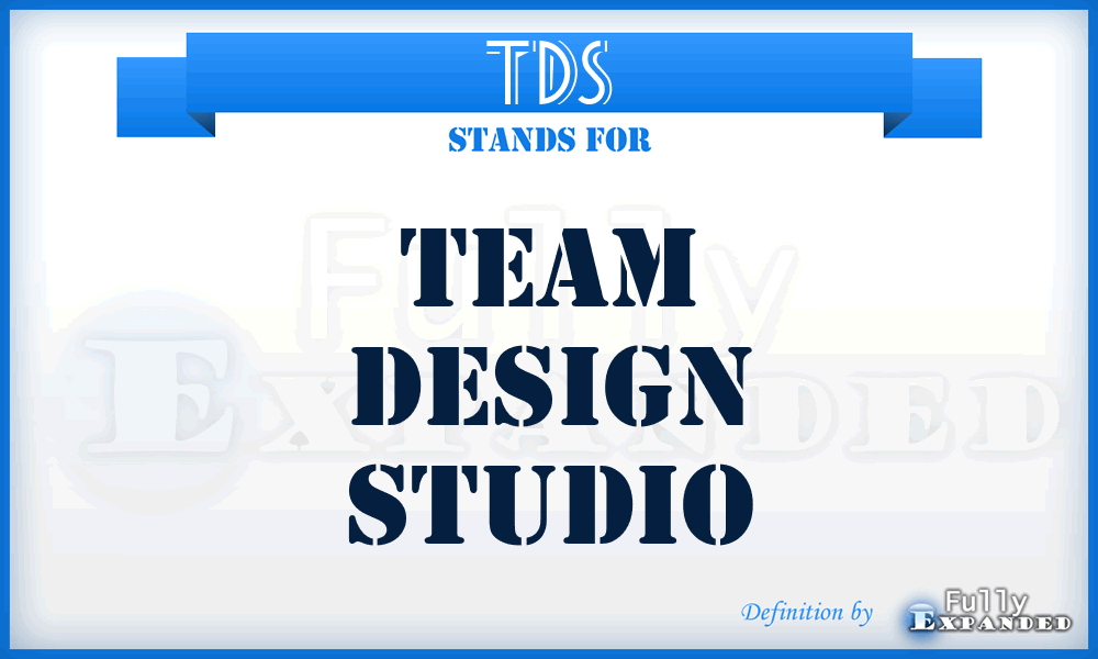 TDS - Team Design Studio
