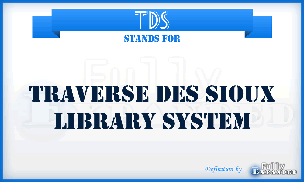 TDS - Traverse des Sioux Library System