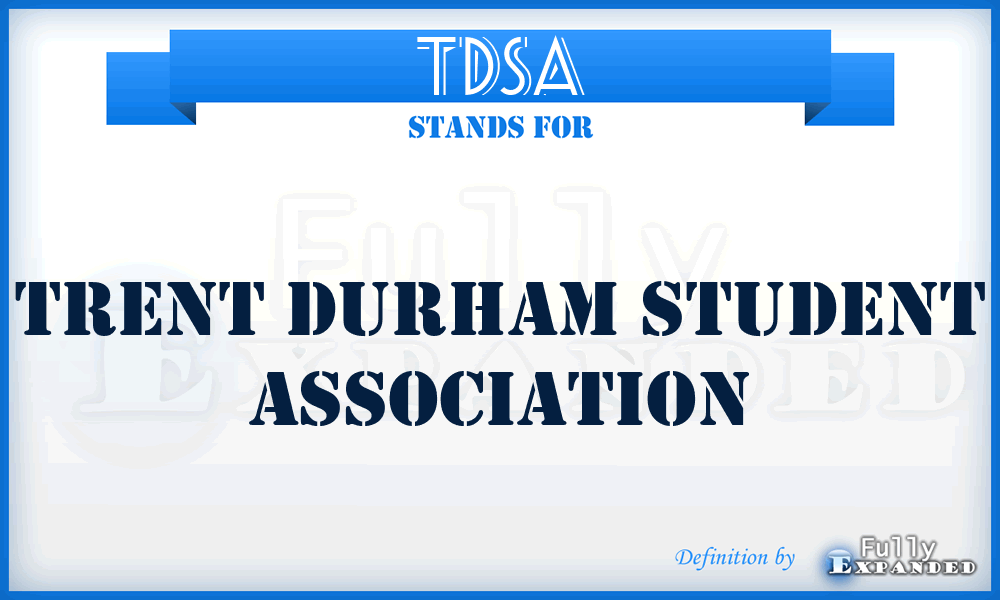 TDSA - Trent Durham Student Association