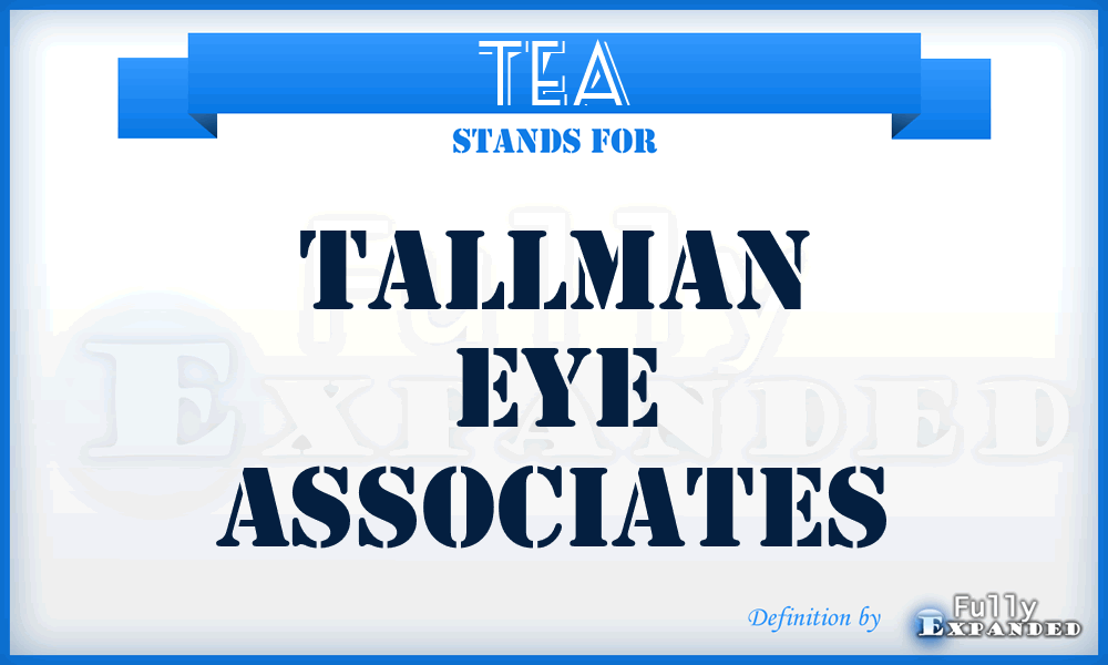 TEA - Tallman Eye Associates