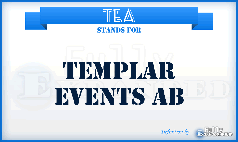 TEA - Templar Events Ab