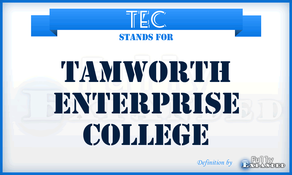 TEC - Tamworth Enterprise College