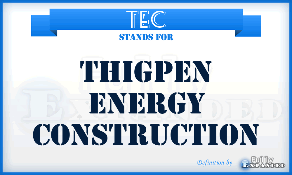 TEC - Thigpen Energy Construction