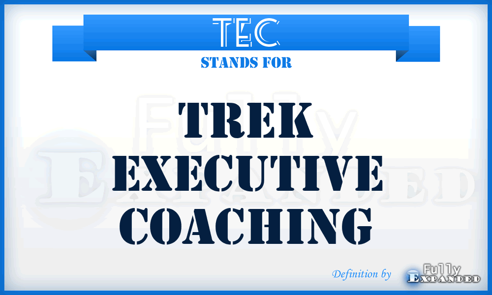 TEC - Trek Executive Coaching