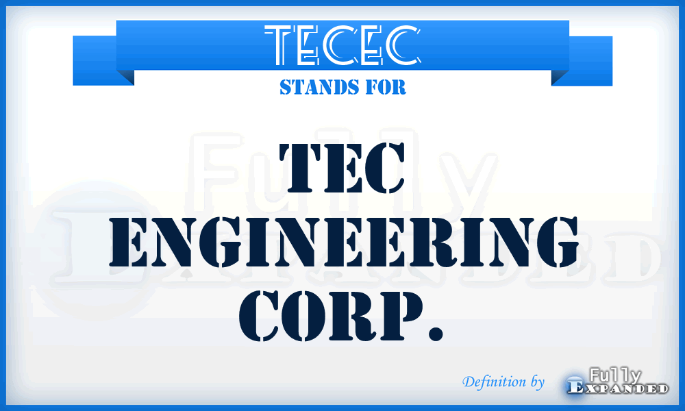TECEC - TEC Engineering Corp.