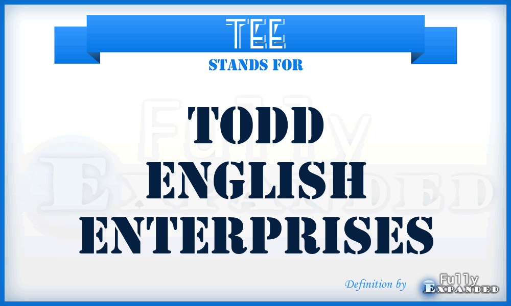 TEE - Todd English Enterprises