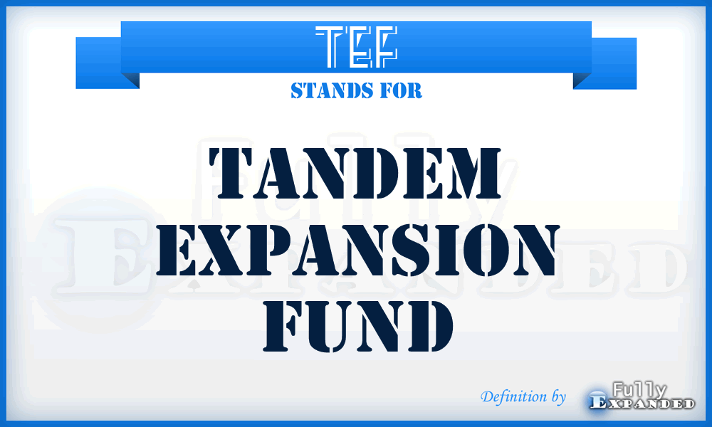 TEF - Tandem Expansion Fund