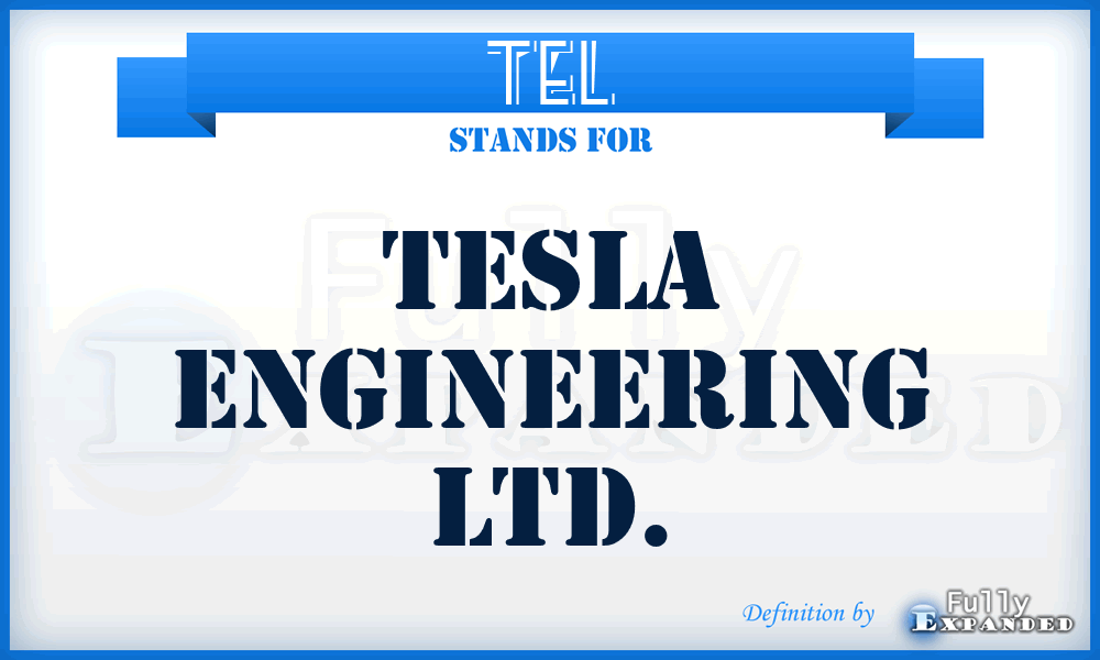 TEL - Tesla Engineering Ltd.