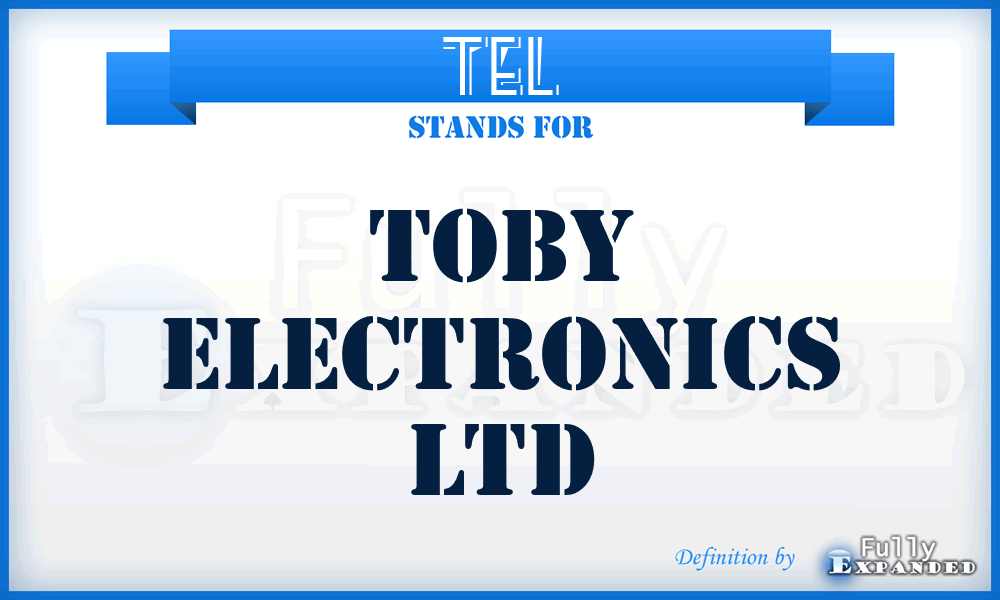 TEL - Toby Electronics Ltd