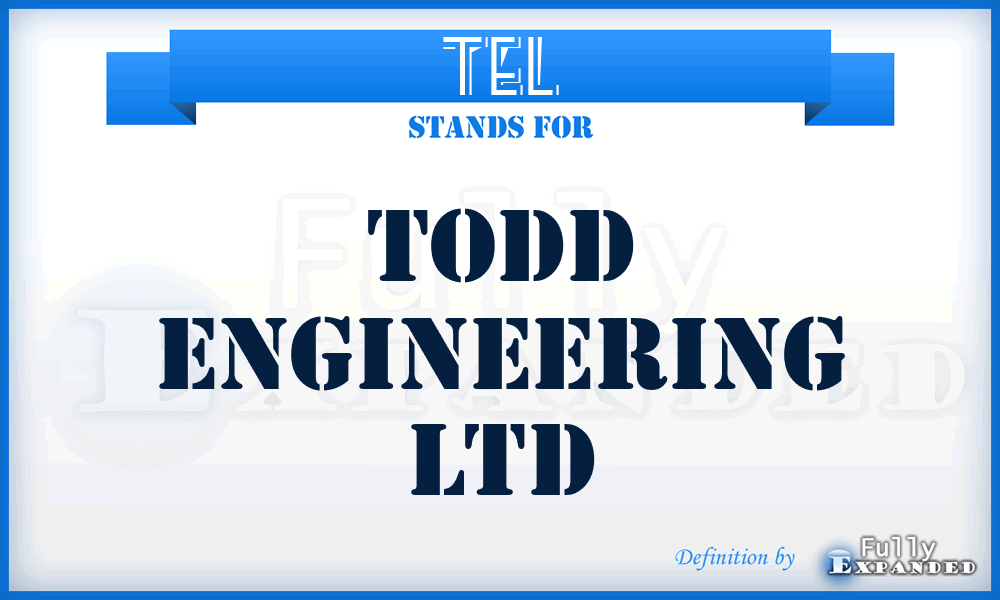 TEL - Todd Engineering Ltd