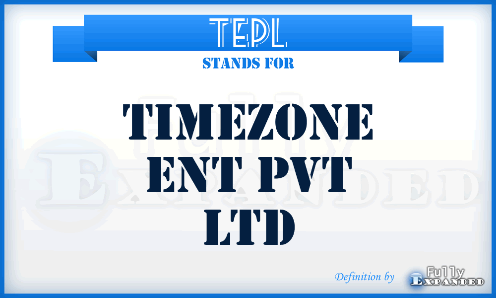 TEPL - Timezone Ent Pvt Ltd