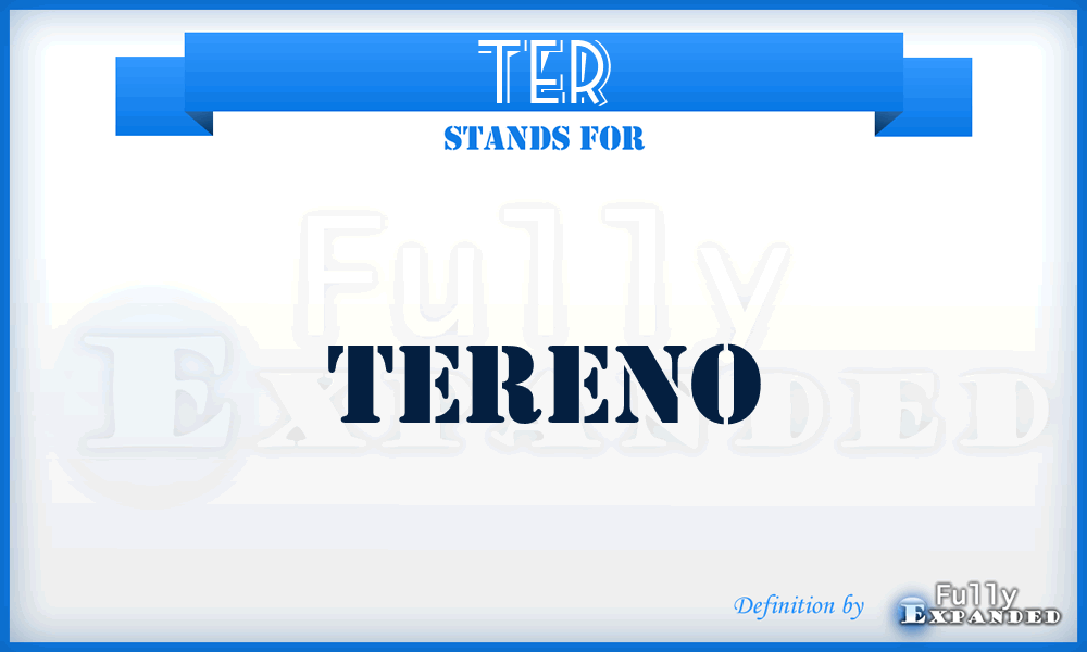 TER - Tereno