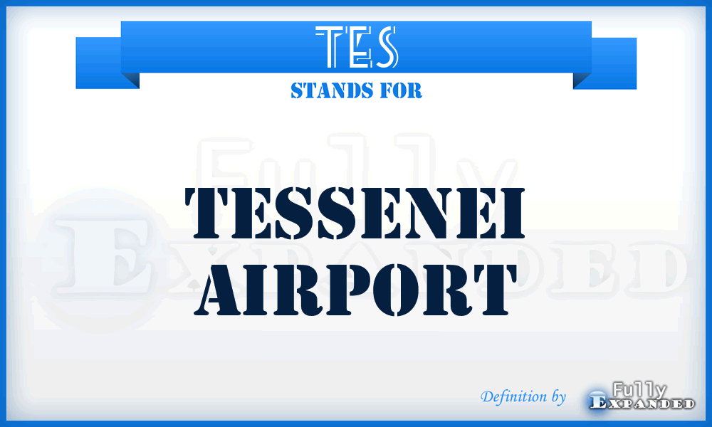 TES - Tessenei airport