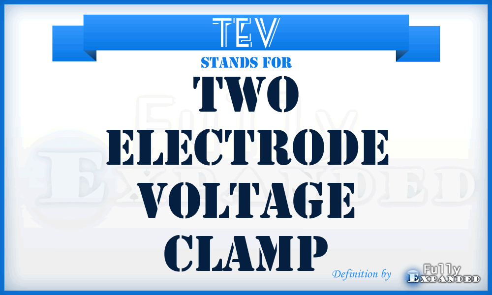 TEV - Two Electrode Voltage Clamp