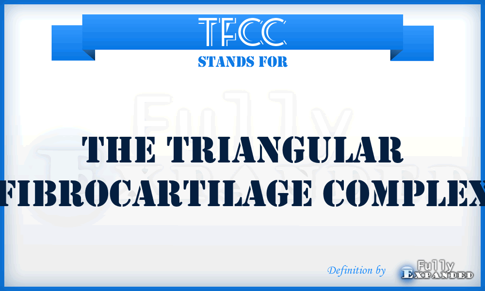 TFCC - The Triangular fibrocartilage complex
