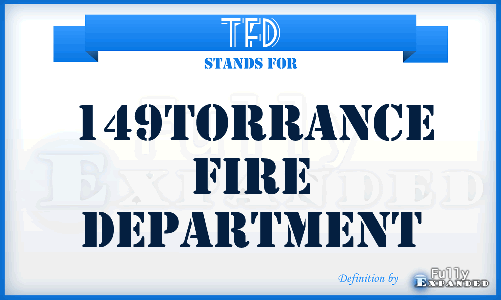 TFD - 149Torrance Fire Department