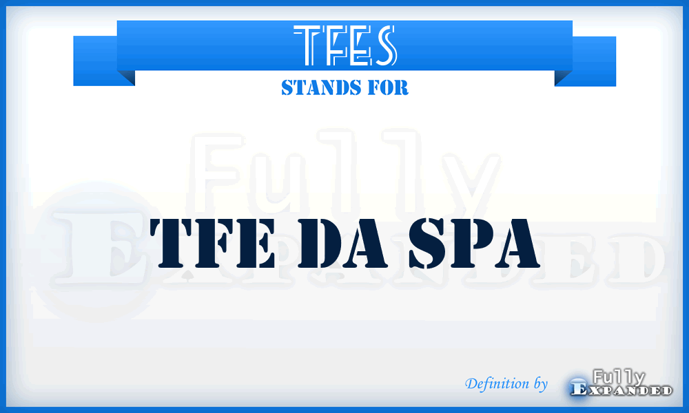 TFES - TFE da Spa