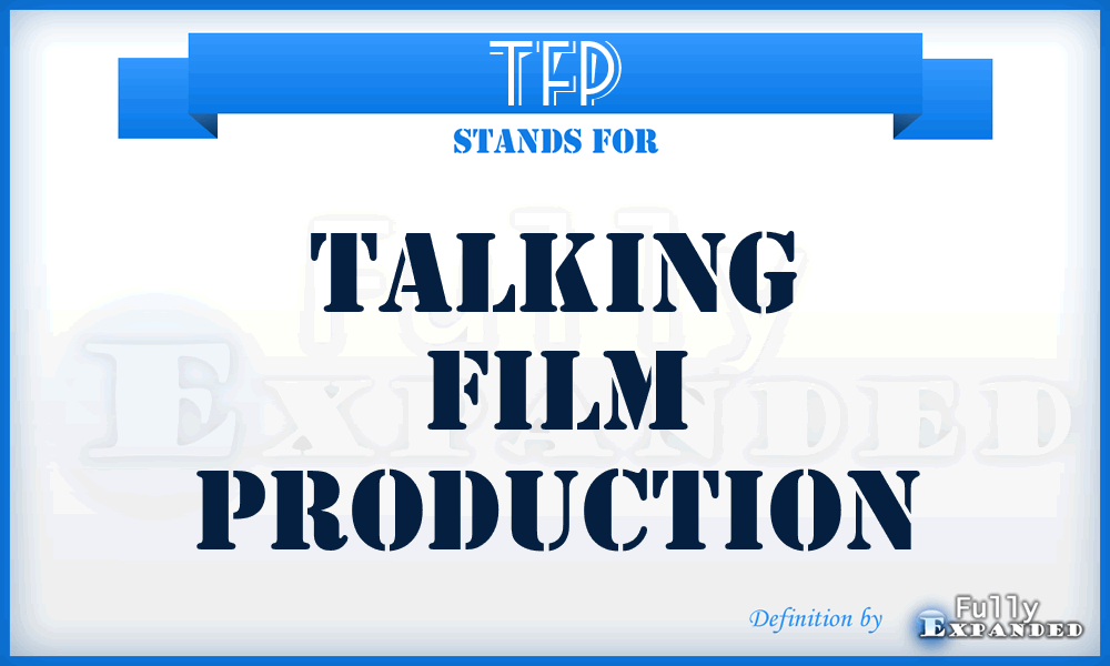 TFP - Talking Film Production